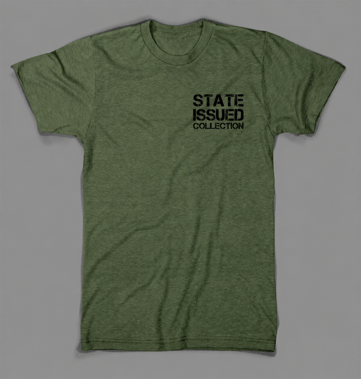 State Issued Collection "Pray With Me" Green Fitted T-shirt