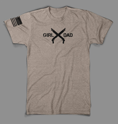 State Issued Collection "Girl Dad" Sand Fitted T-shirt