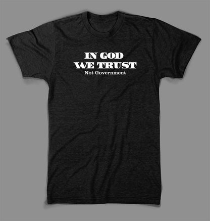 Hector Bravo "In God We Trust" Black Fitted T-shirt