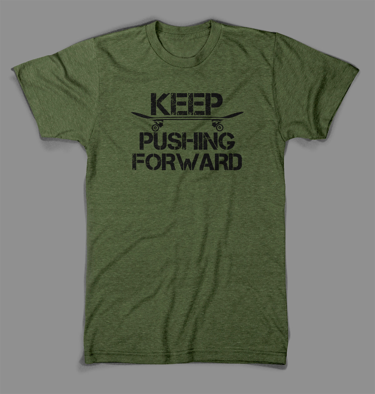 Hector Bravo "Keep Pushing Forward" Fitted T-shirt