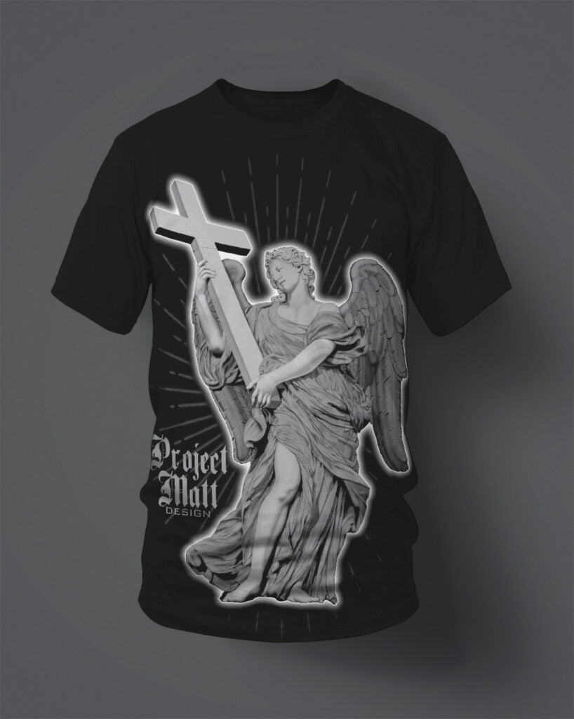 Angel With Cross T-Shirt