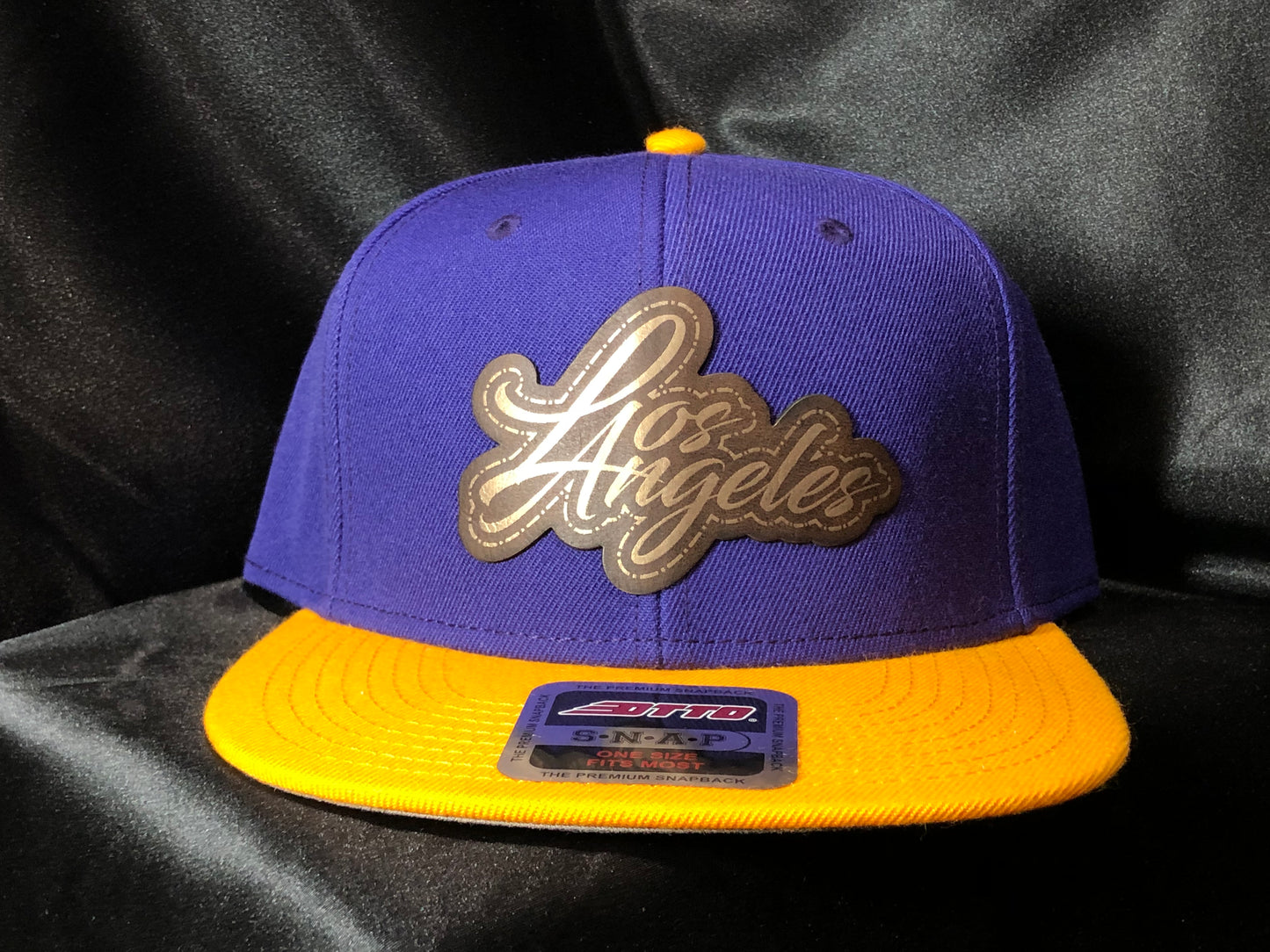 'Los Angeles' Wool Blend Flat Bill Snapback Hat